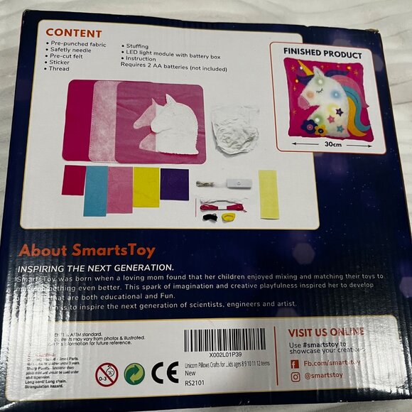 Craft Kit Unicorn Light Up Pillow - Picture 3 of 5